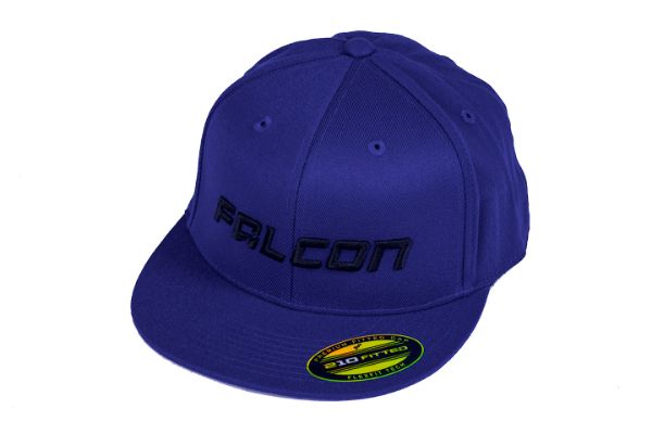 Picture of Falcon Shocks FlexFit Flat Visor Hat Royal Blue/Black Small/Medium