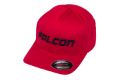 Picture of Falcon Shocks FlexFit Curved Visor Hat Red/Black Large/X-Large 