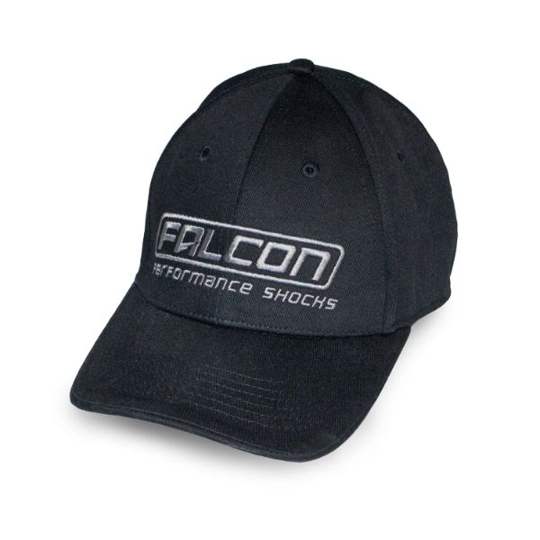 Picture of Falcon Performance Shocks Pro-Style Stretch Hat Black/Silver Universal Fit