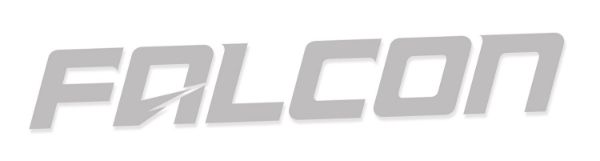 Picture of Falcon Performance Shocks Logo Decal 10 inch Silver