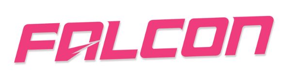 Picture of Falcon Performance Shocks Logo Decal 10 inch Pink