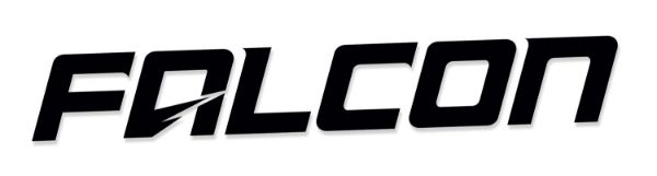 Picture of Falcon Performance Shocks Logo Decal 10 inch Black