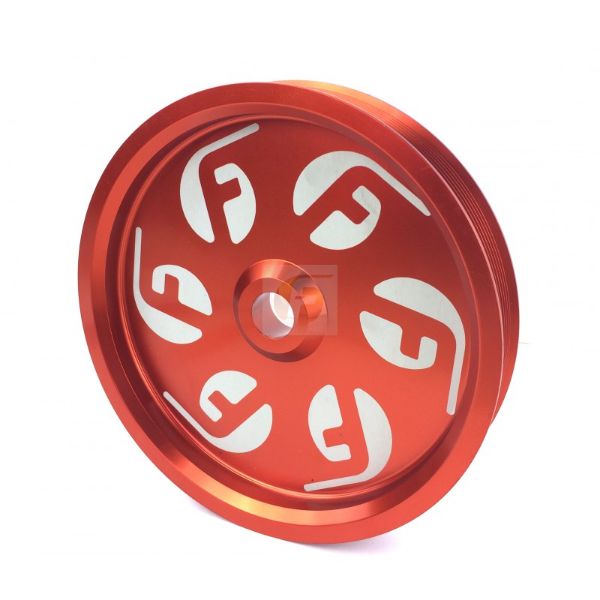 Picture of Cummins Dual Pump Pulley For use with FPE Dual Pump Bracket Red Fleece Performance
