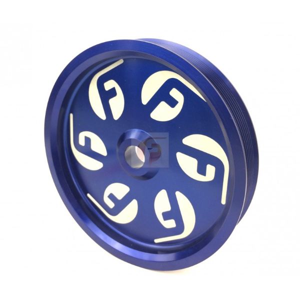 Picture of Cummins Dual Pump Pulley For use with FPE Dual Pump Bracket Blue Fleece Performance