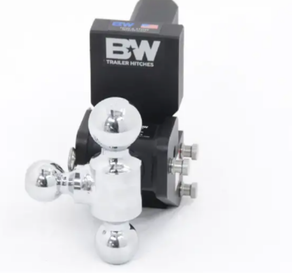 Picture of B&W Multipro Tow & Stow - (2" Shank-2.5" Drop, 3.5" Rise- Tri-Ball)