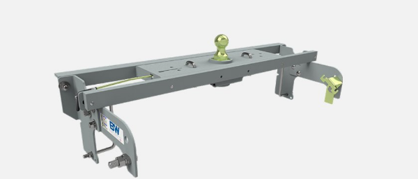Picture of B&W Turnoverball Underbed Gooseneck Trailer Hitch w/ Custom Installation Kit 01-10 GM