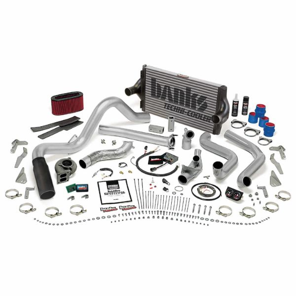 Picture of PowerPack Bundle Complete Power System W/OttoMind Engine Calibration Module Black Tail Pipe 94-95.5 Ford 7.3L Automatic Transmission Banks Power