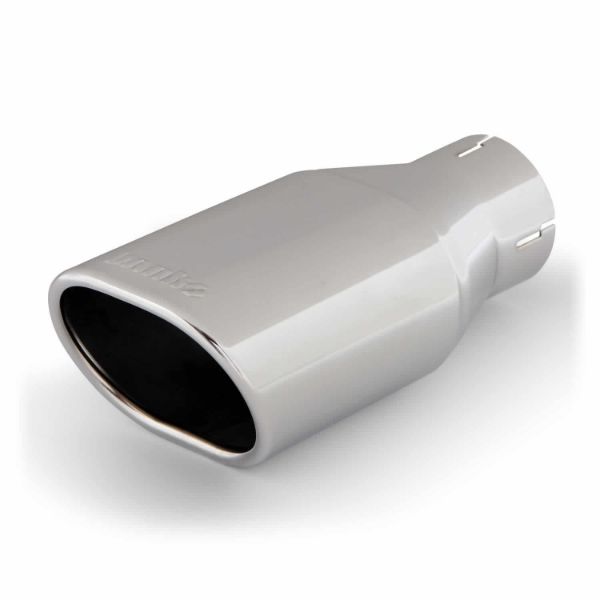 Picture of Tailpipe Tip Kit Ob Round Angle Cut Chrome 2.5 Inch Tube 3.13 X 3.75 X 9 inch Banks Power