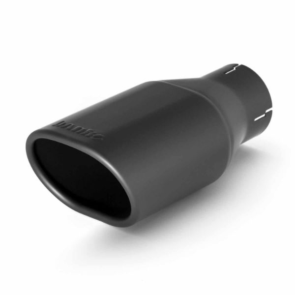 Picture of Tailpipe Tip Kit Ob Round Angle Cut Black 2.5 Inch Tube 3.13 X 3.75 X 9 inch Banks Power