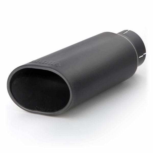 Picture of Tailpipe Tip Ob Round Slash Cut Black 3.5 Inch Tube 4.38 X 5.25 X 13.38 inch Banks Power