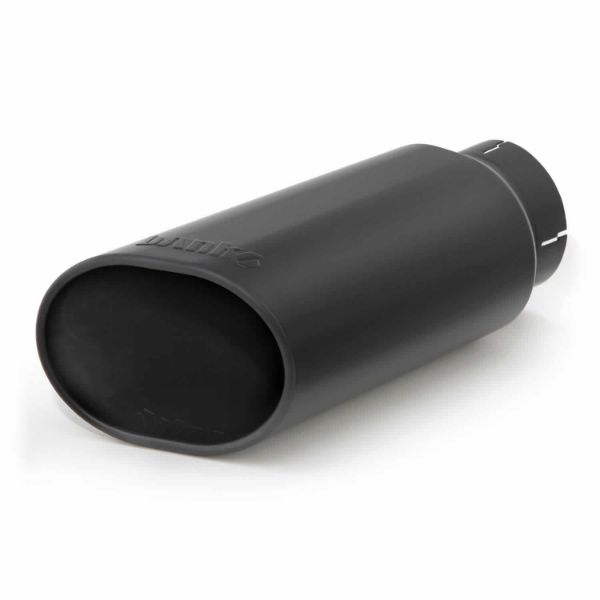 Picture of Tailpipe Tip Kit Ob Round Slash Cut Black 4 Inch Tube 5 X 6 X 14 inch Banks Power