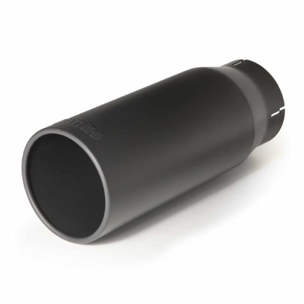Picture of Tailpipe Tip Kit Round Straight Cut Black 4 Inch Tube 5 Inch X 12.5 inch Banks Power