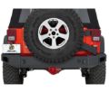 Picture of Jeep JK Bumper End Caps HighRock 4X4 Rear Modular Steel 07-18 Jeep JK 2/4 Door Black PC Pair Bestop