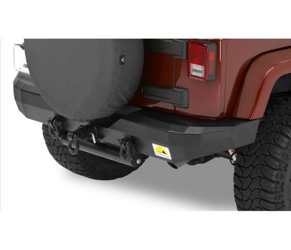 Picture of Jeep Approach/Departure Roller For Highrock 4X4 Bumpers Carbon Steel Satin Black PC Bestop