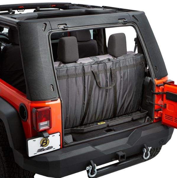 Picture of Jeep JK Window Storage Portfolio Bag Trektop Pro Only 07-18 Jeep Wrangler JK 2/4 Door Black Each Bestop