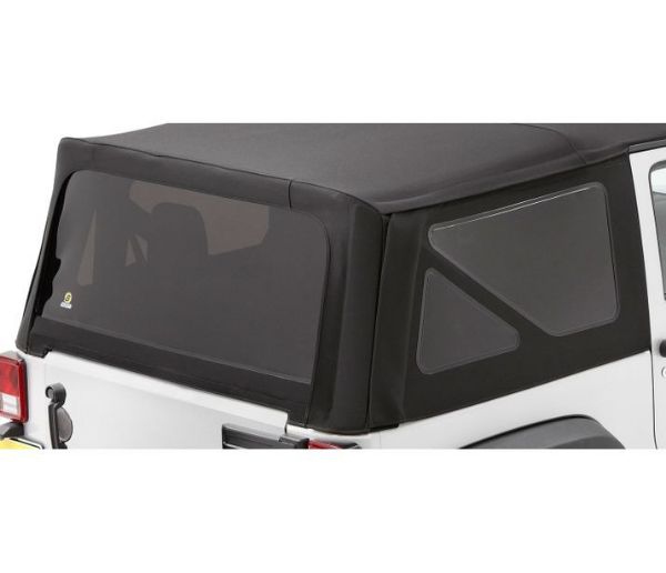 Picture of Jeep JK Tinted Window Kit For Sailcloth Replace-A-Top 07-10 Jeep Wrangler JK Black Diamond Bestop