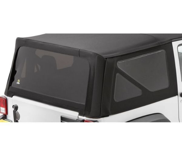 Picture of Jeep JK Tinted Window Kit For Replace-A-Top NX 07-09 Jeep Wrangler JK Black Twill Bestop