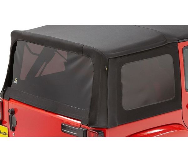 Picture of Jeep JK Unlimited Tinted Window Kit For Replace-A-Top NX 07-09 Jeep Wrangler JK Unlimited Black Twill Bestop