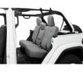 Picture of Jeep JL Seat Covers Rear Bench With Fold Down Arm Rest 19-20 Jeep Wrangler JL 4 Door Charcaol Bestop
