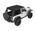 Picture of Trektop Pro Soft Top Black Twill for 07-18 Jeep Wrangler JK 2 Door Bestop