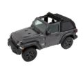 Picture of Trektop NX Soft Top Black Twill For 18-19 Jeep Wrangler JL 2 Door Bestop
