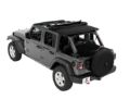 Picture of Trektop NX Soft Top Black Twill For 18-19 Jeep Wrangler JL 4 Door Bestop