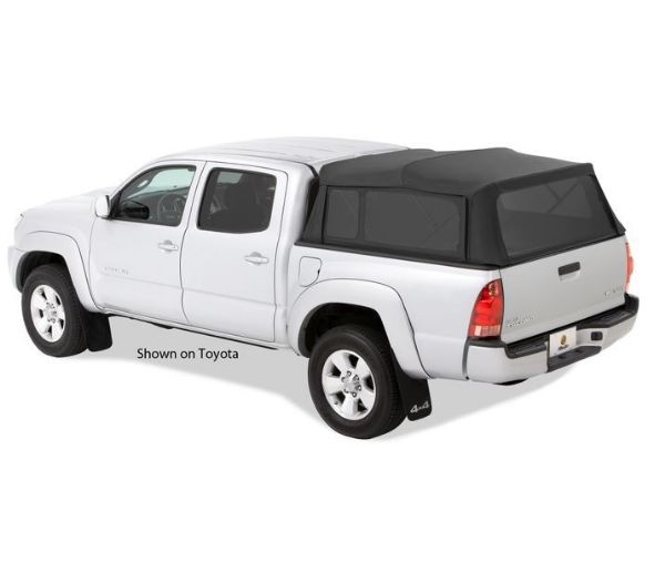Picture of Titan Supertop For Truck Bed Soft 04-17 Nissan Titan Crew (w/Utility Track) 6.5 Ft Bed Black Diamond Kit Bestop