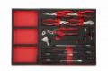 Picture of 45" White 11-Drawer Pro Series Bottom Roll Cabinet, 217-Piece Master Tool Set