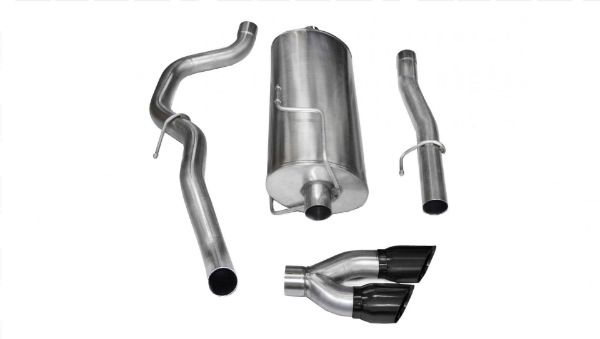 Picture of 3.0 Inch Cat-Back Sport Single Side Exit Exhaust 4.0 Inch Black Tips 10-13 Dodge Ram 2500 Crew Cab/Short Bed 5.7L V8 160.5 Inch Wheelbase Stainless Steel Corsa Performance