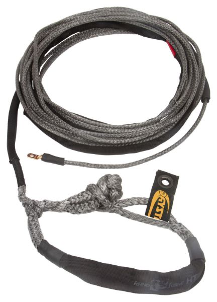 Picture of 80 Foot Winch Rope W/Shackle End 3/8 x 80 Foot Black Daystar