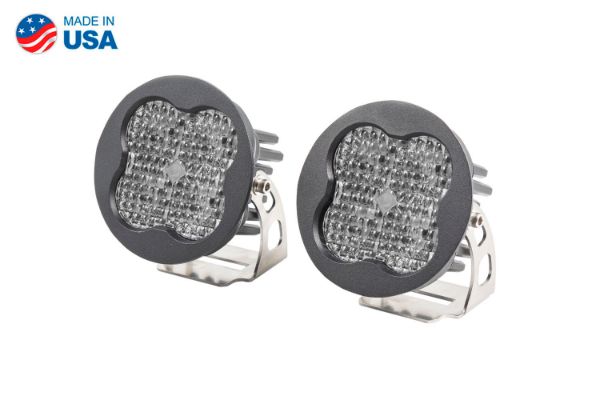 Picture of Worklight SS3 Pro White Flood Round Pair Diode Dynamics