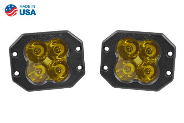 Picture of Worklight SS3 Sport Yellow Spot Flush Pair Diode Dynamics
