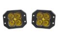 Picture of Worklight SS3 Pro Yellow Spot Flush Pair Diode Dynamics