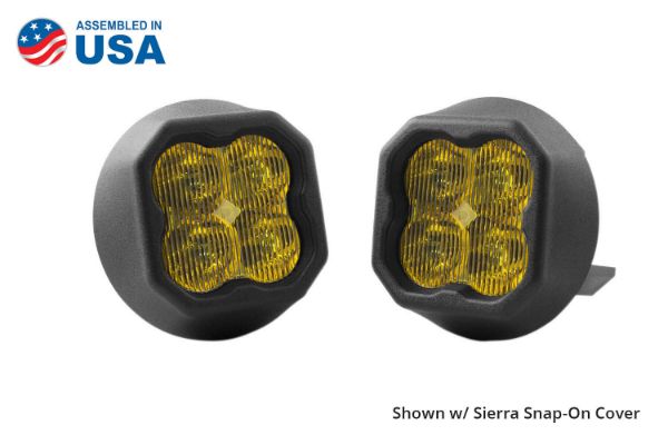 Picture of SS3 LED Fog Light Kit for 2014-2019 GMC Sierra 2500/3500 Yellow SAE/DOT Fog Max Diode Dynamics