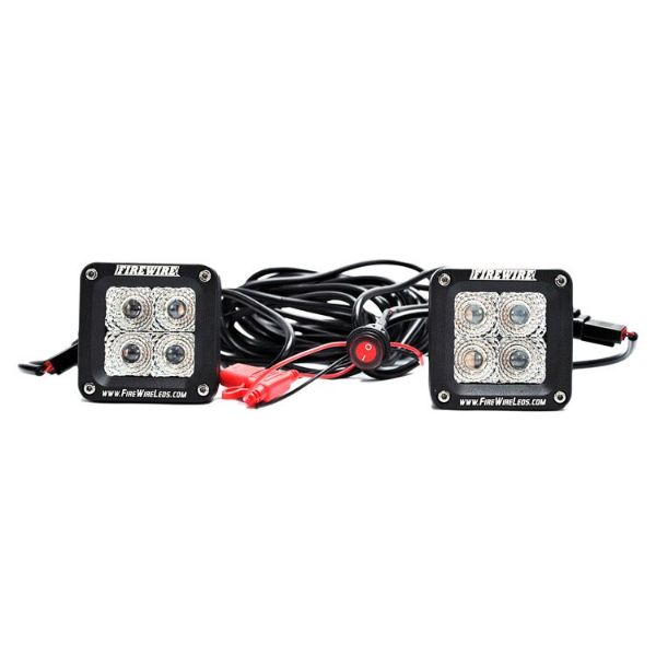 Picture of Firewire LED 3 Inch Square Cube Series - PAIR WITH HARNESS