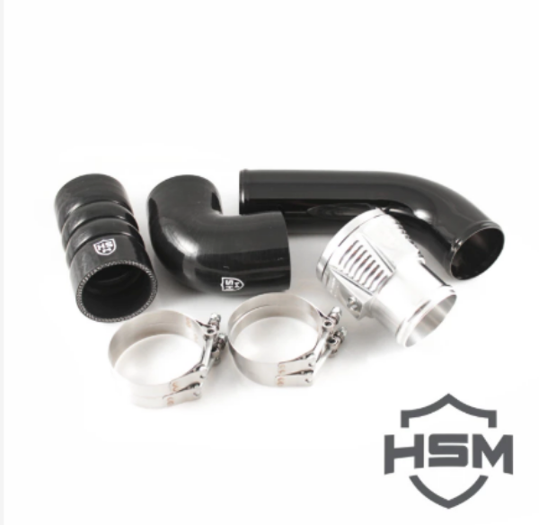 Picture of H&S Intercooler Pipe Upgrade Kit 11-16 Ford 6.7L (BLACK) (OEM Replacement)