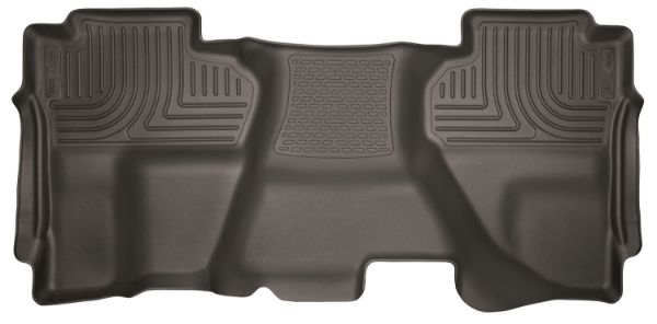 Picture of 14-18 Silverado/Seirra 1500/2500 HD/3500 HD Double Cab 2nd Seat Floor Liner Full Coverage Cocoa Husky Liners