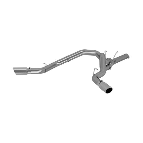 Picture of 4 Inch Filter Back Dual Side Exit Exhaust Pipe T409 Stainless Steel For 10-12 RAM 2500/3500 Cummins 6.7L MBRP