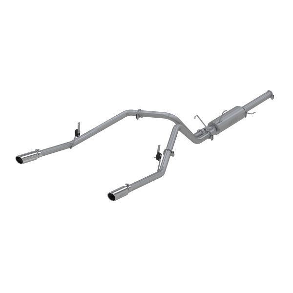 Picture of 3 Inch Cat Back Exhaust System Dual Split Rear For 04-05 Dodge Ram 1500 4.7L Standard/Crew Cab/Short Bed Aluminized Steel MBRP