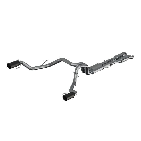 Picture of 3 Inch Cat Back Exhaust System Dual Rear Exit For 17-20 Ford F-150 Raptor 3.5L EcoBoost Street Version T409 Stainless Steel MBRP