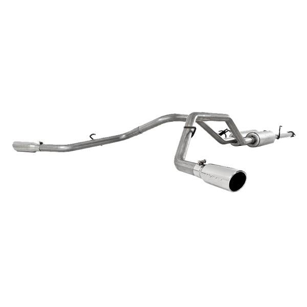 Picture of Cat Back Exhaust System Dual Split Side Aluminized Steel For 09-20 Toyota Tundr MBRP