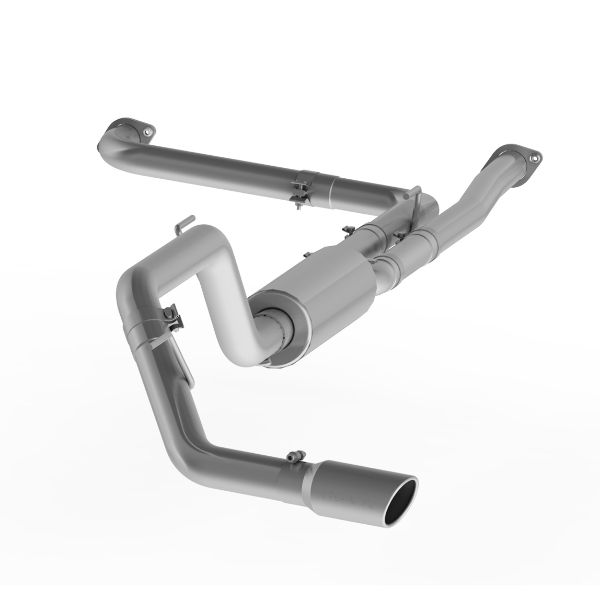 Picture of 3 Inch Cat Back Exhaust System Single Side T304 Stainless Steel For 16-19 Nissan 5.6L Titan XD MBRP