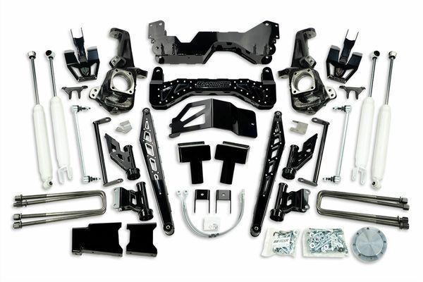 Picture of McGaughys 7" Premium Black Stainless Steel Lift Kit for 2020+ GM Truck 2500 (2WD/4WD, GAS & DIESEL)