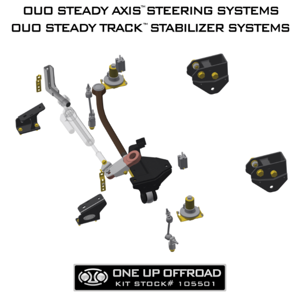 Picture of OUO 2.5"- 4.5" Front AlumiDuty Lift Steady Track 17-22 Ford F250/350