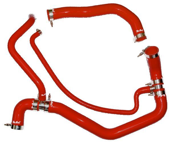 Picture of Coolant Hose Kit 01-05 LB7 LLY Red PPE Diesel
