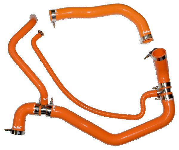 Picture of Coolant Hose Kit 01-05 LB7 LLY Orange PPE Diesel