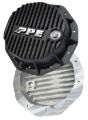 Picture of Heavy Duty Deep Aluminum Rear Differential Cover GM 1500 Black PPE Diesel
