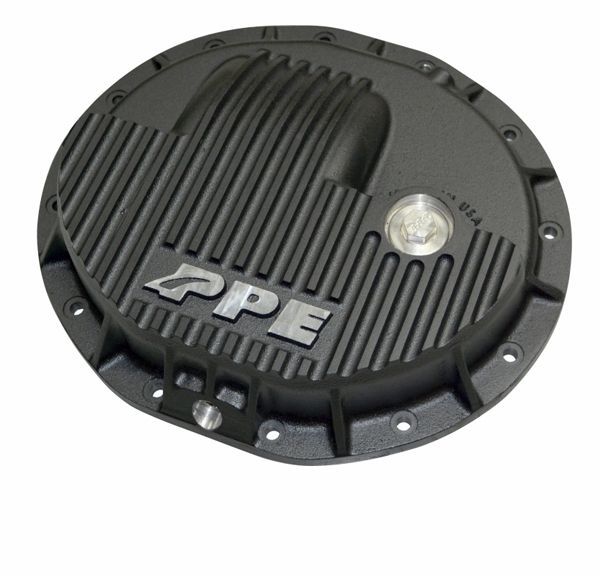 Picture of Heavy Duty Cast Aluminum Front Differential Cover 15-17 Ram 2500/3500 HD Black PPE Diesel