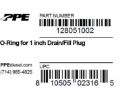 Picture of O Ring 1 Inch Drain/Fill Plug PPE Diesel