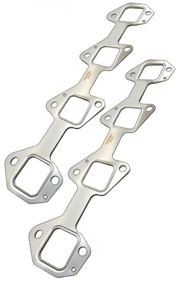 Picture of Over-Sized Port Stainless Steel Exhaust Manifold Gasket Set 2 Pcs PPE Diesel